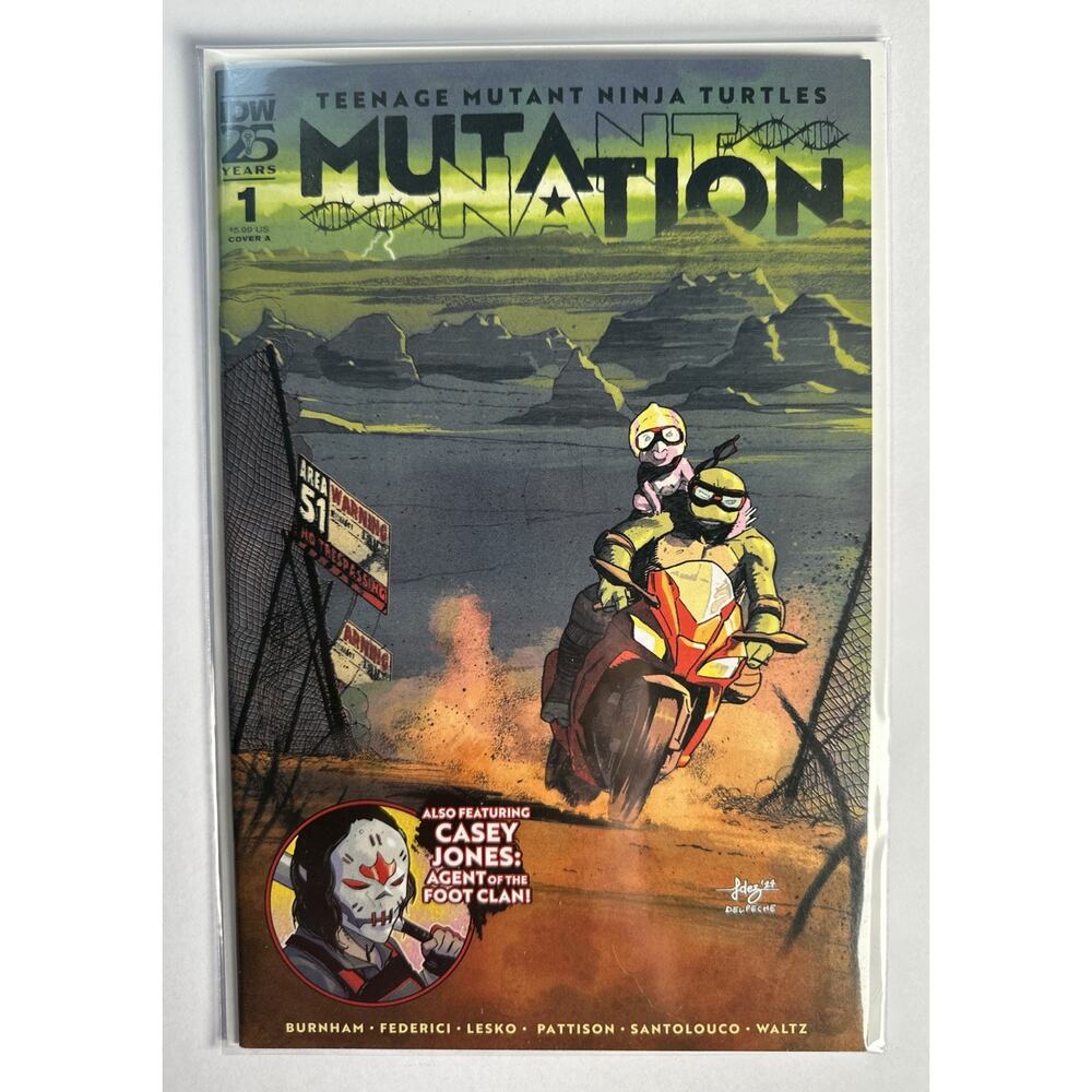 TEENAGE MUTANT NINJA TURTLES: Mutant Nation #1 NM (IDW 2024) Brand New Series